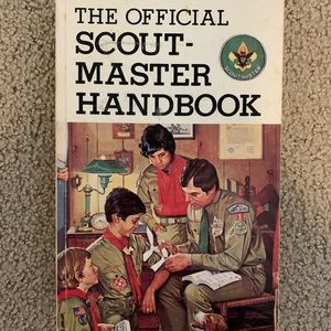 Boy Scouts Scoutmaster Handbook Vintage 1981.